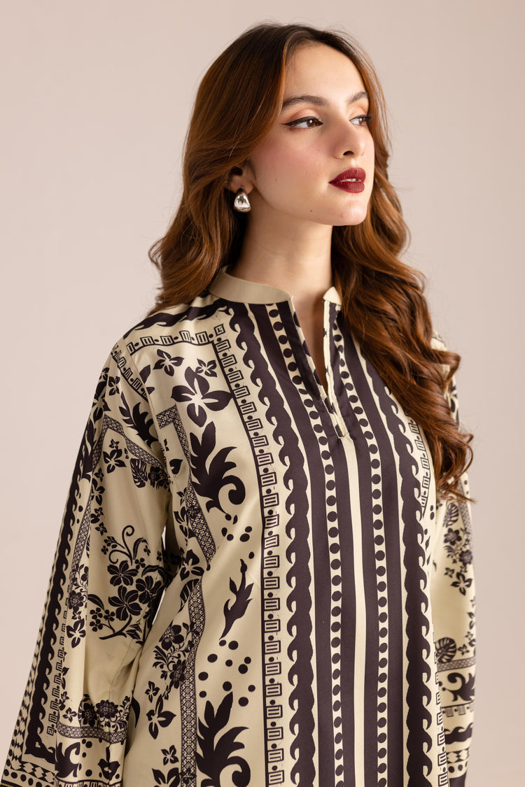 “Elegant Khaddar Two-Piece Suit for Timeless Style”