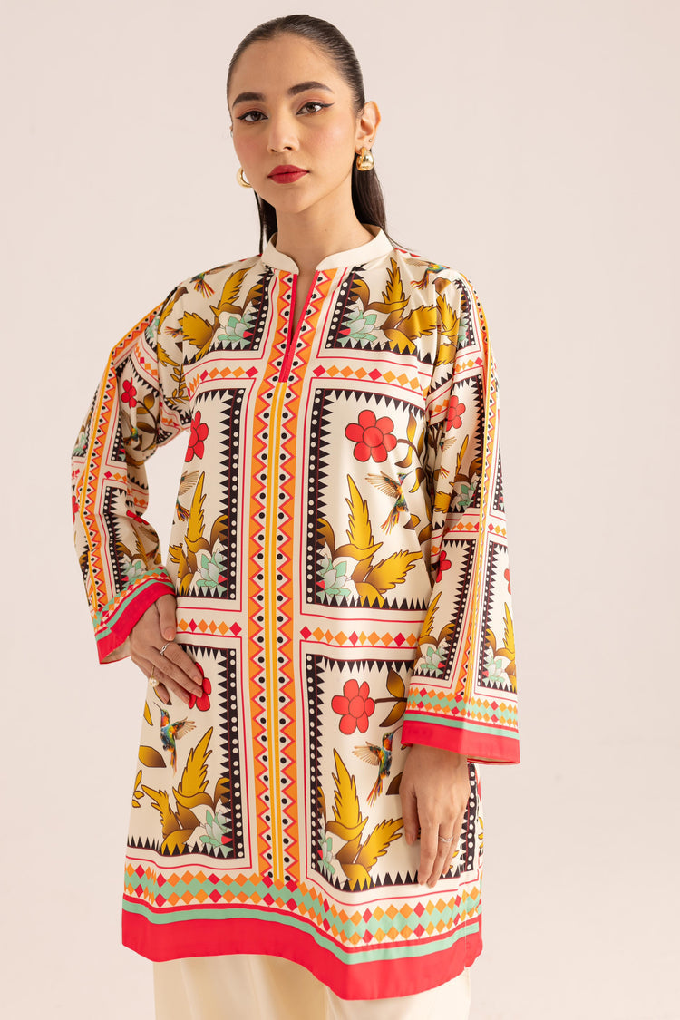 2-Piece Stitched Khaddar Suit - Elegance Queen