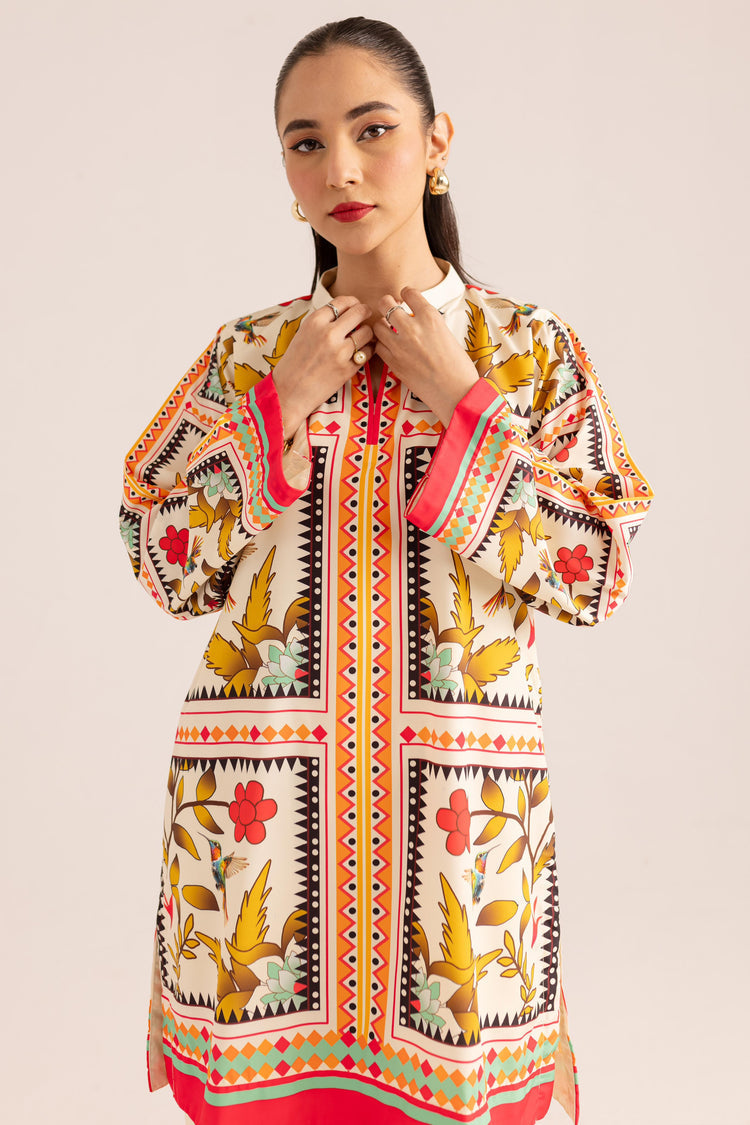 2-Piece Stitched Khaddar Suit - Elegance Queen