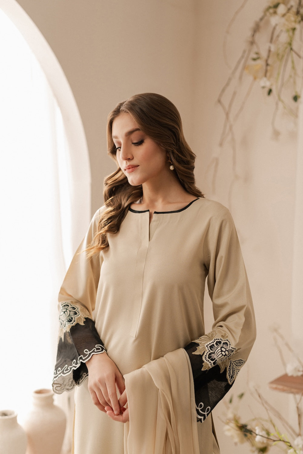 GHAZAL - 3 PC EMBROIDERED SUIT