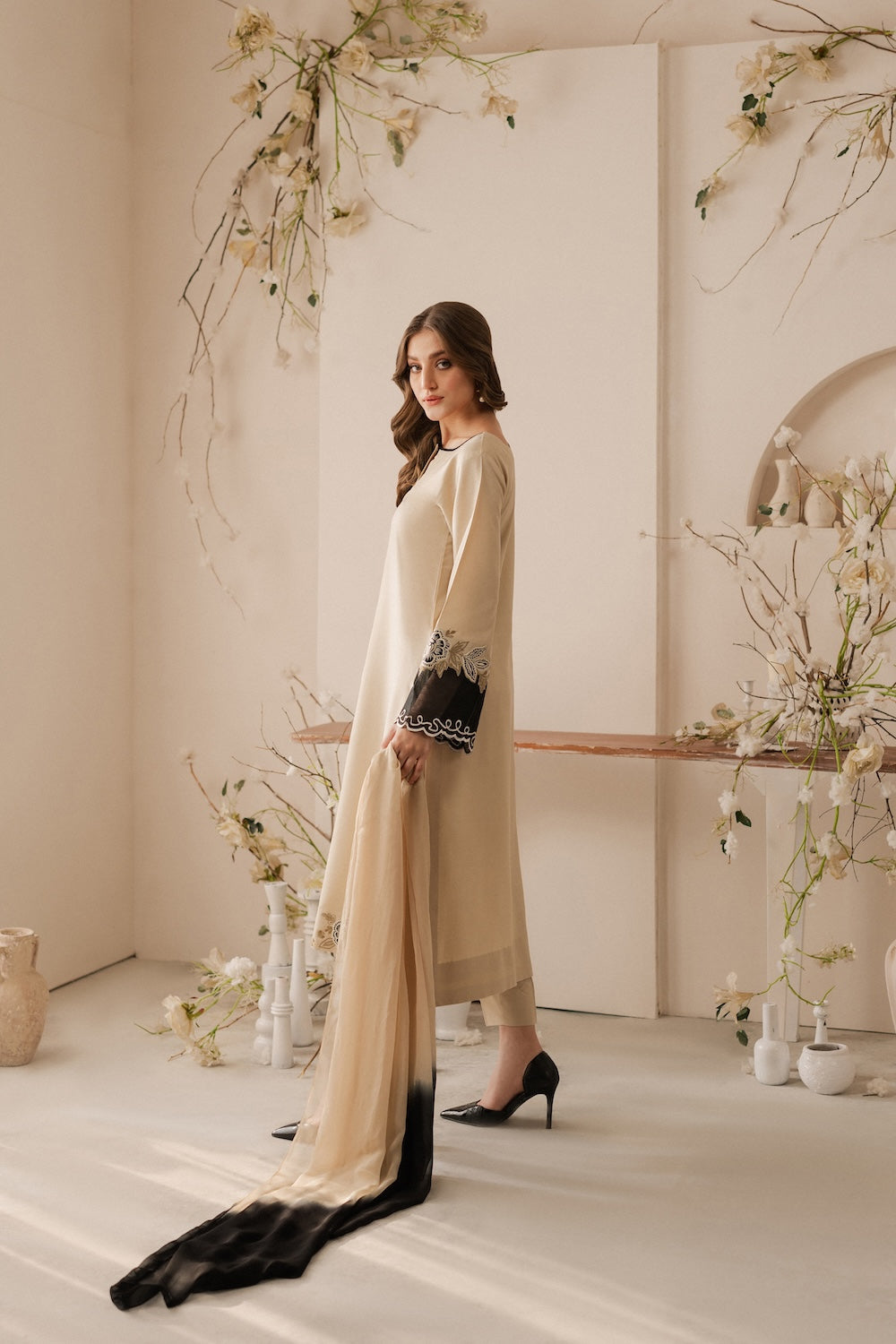 GHAZAL - 3 PC EMBROIDERED SUIT