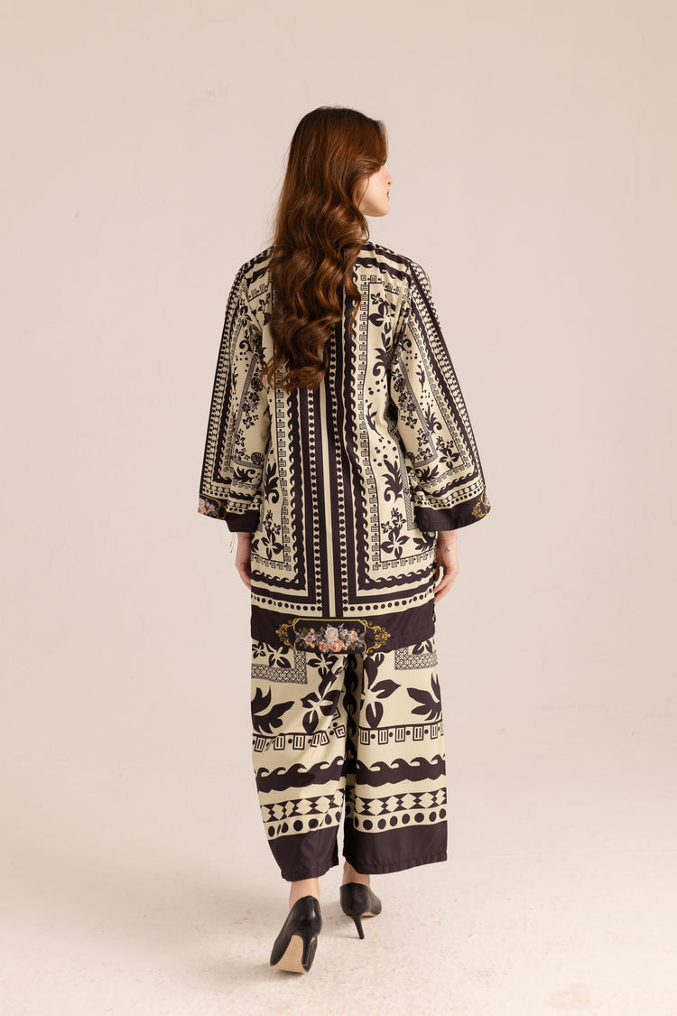 “Elegant Khaddar Two-Piece Suit for Timeless Style”