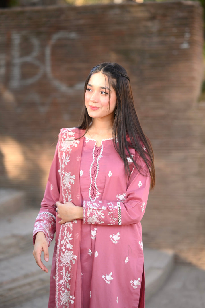 BLUSH 3PC EMBROIDED