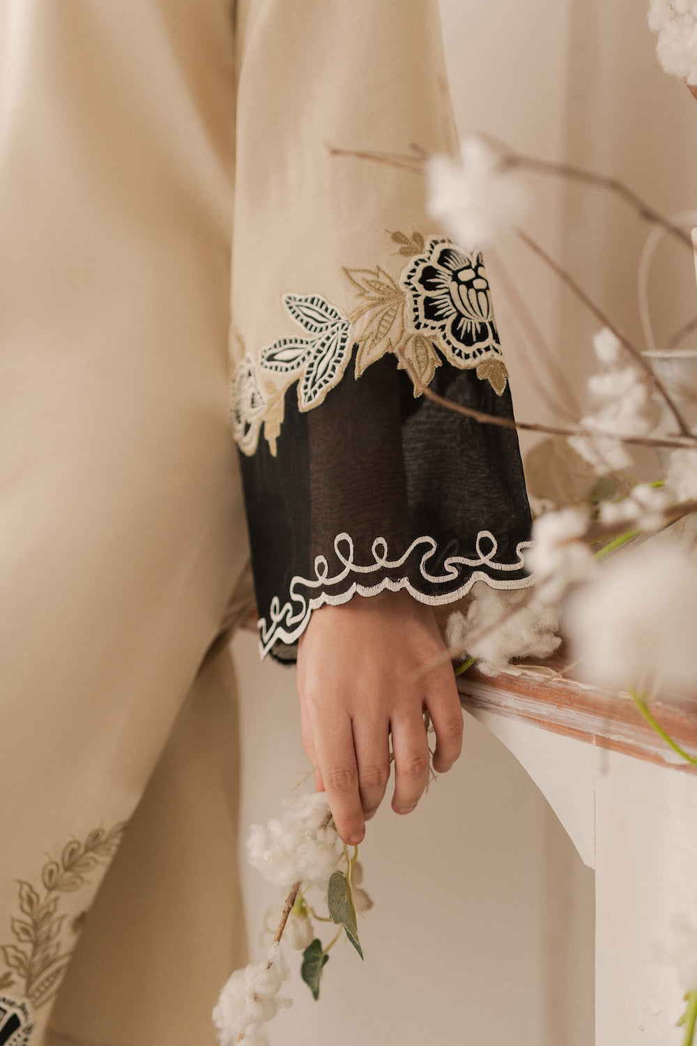 GHAZAL - 3 PC EMBROIDERED SUIT